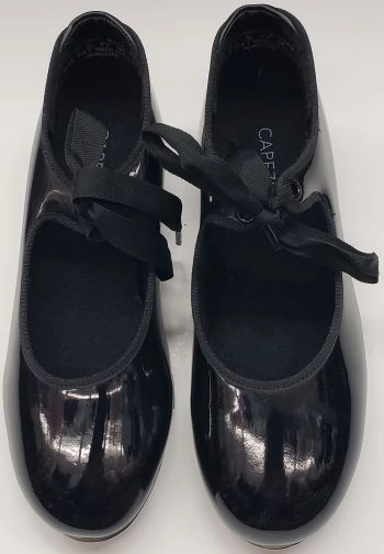 Tyette II -- Women's Economy Tap Oxford -- Black Patent White Collar Oxfords All Day Wear Shoes