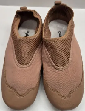 Autumn Cool Ozias -- Women's Split Sole Jazz Slip-On Shoe -- Suntan