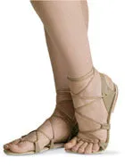 Adagio -- Belly Dancing Sandal -- Tan Wardrobe Base