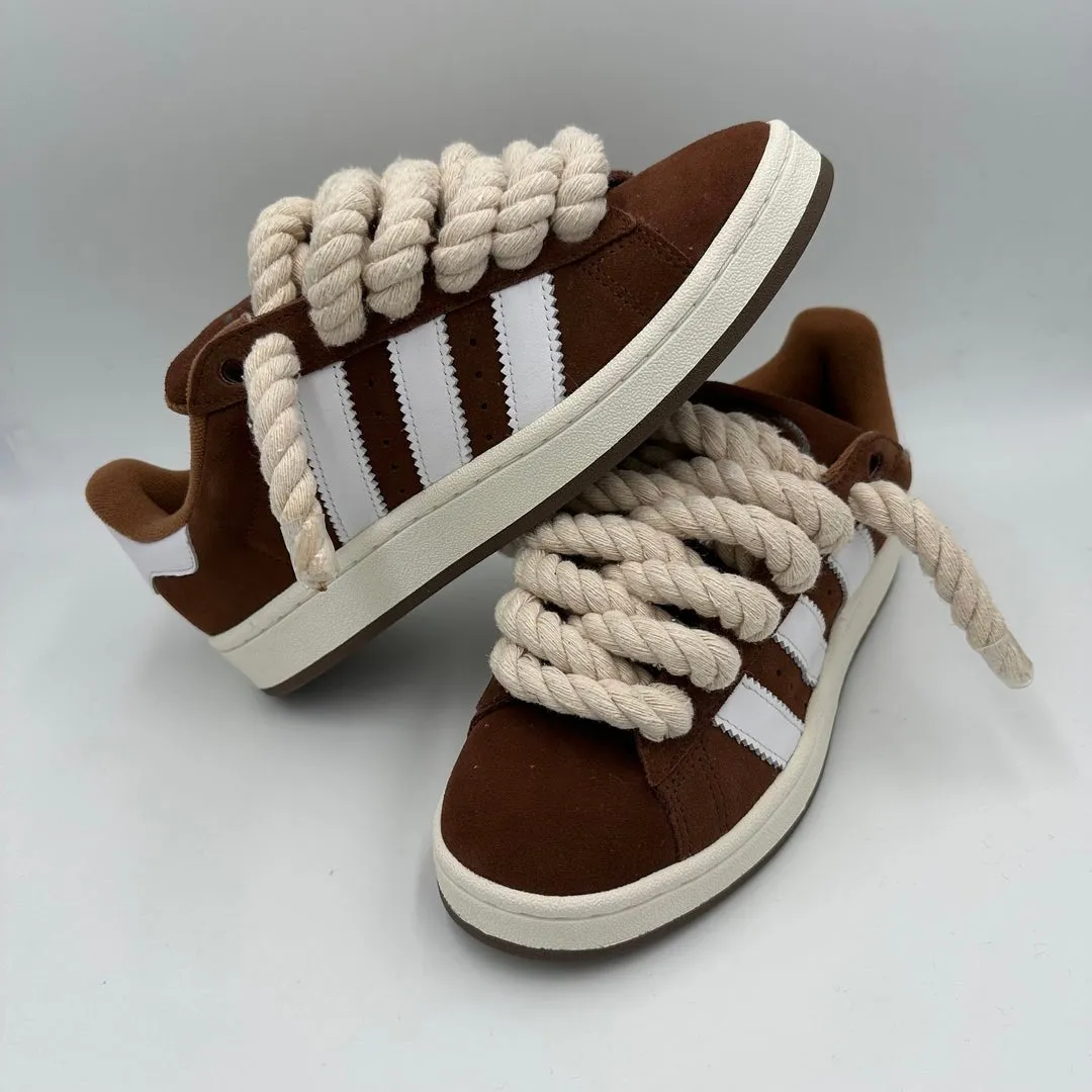Adidas Campus 00s Brown "Rope Laces" Cream Chic Cool Running