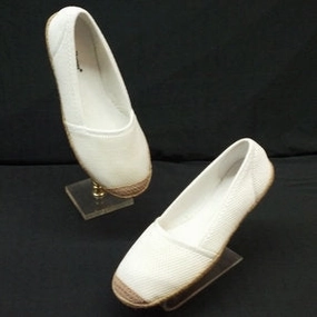 Open Glow Cherie -- Women's Canvas Espadrille -- White