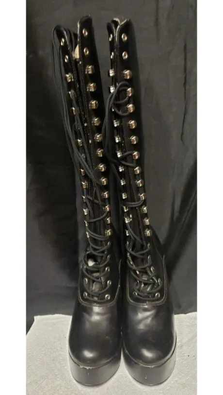 Classic Appeal Opulent Shade 5" Electra -- Women's Granny Style Dress Boot -- Black