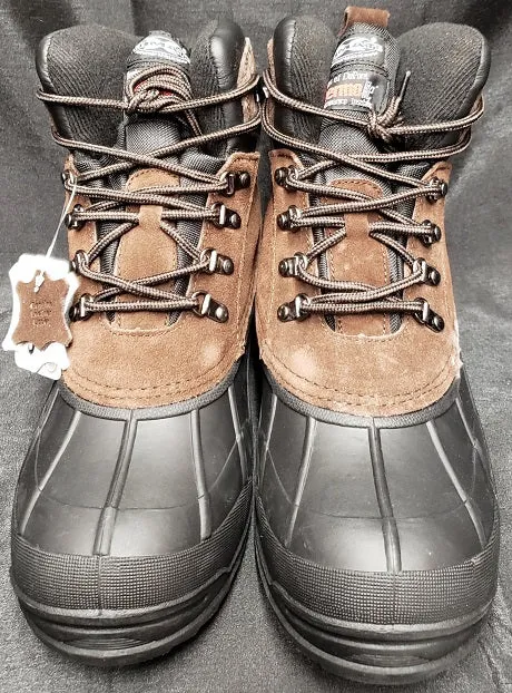 Clarence -- Men's 6" Waterproof Lace-up Boot -- Brown Anti-Friction rain walk