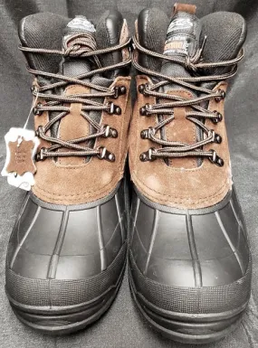 Clarence -- Men's 6" Waterproof Lace-up Boot -- Brown Anti-Friction rain walk