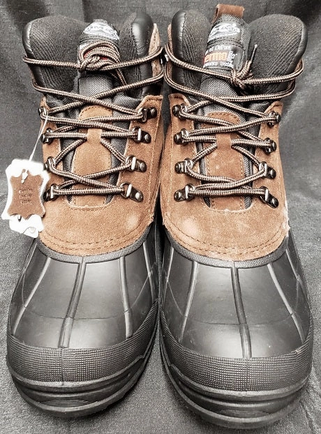 Clarence -- Men's 6" Waterproof Lace-up Boot -- Brown Anti-Friction rain walk