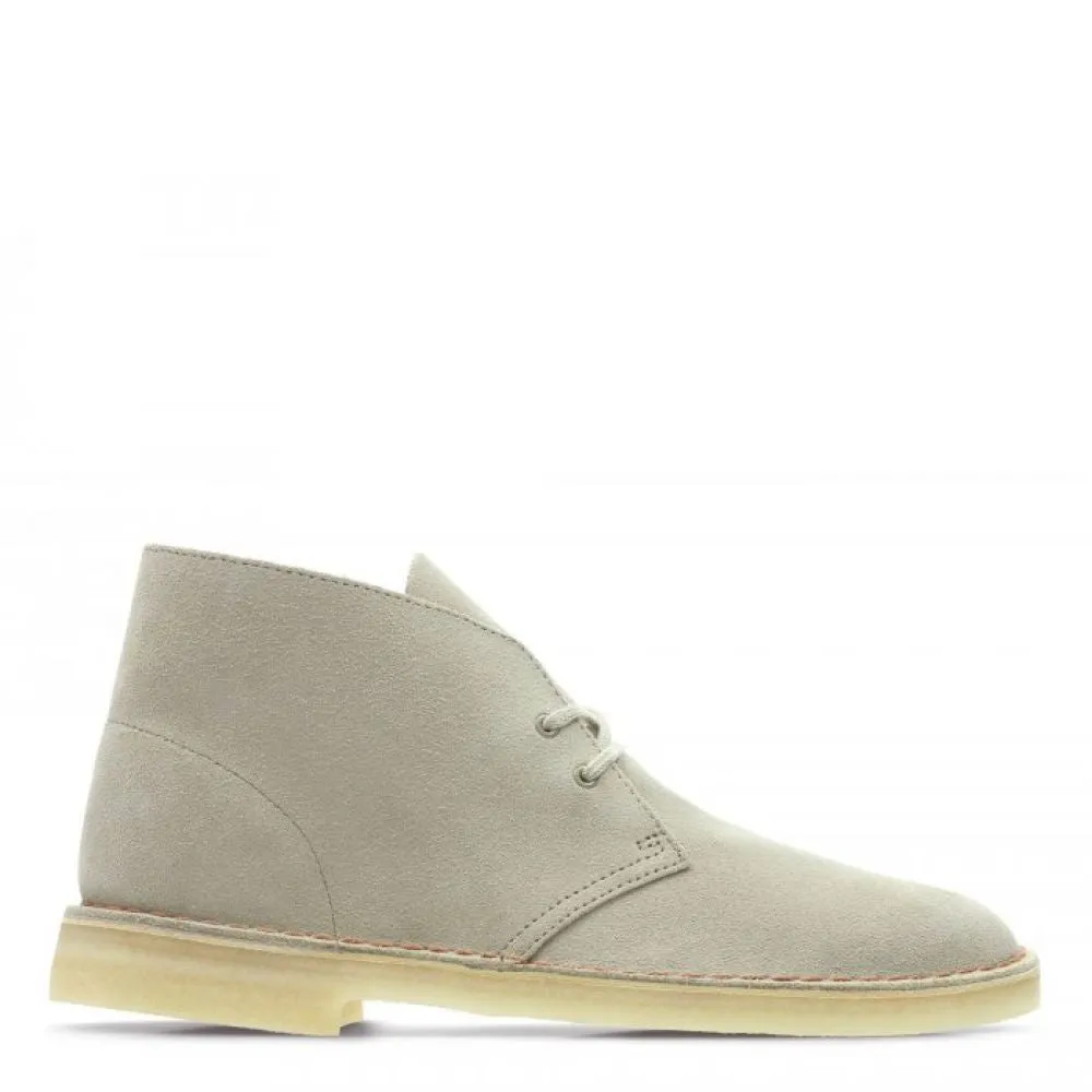 Premium Material Clarks Men's Desert Boot in Sand Suede PU
