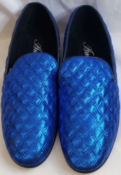 Quick Wear Clawson -- Men's Slip-On Dress Shoe -- Royal Blue