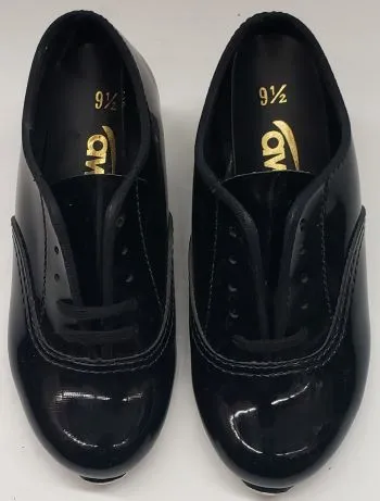 Cleveland -- Boy's Tap Oxford -- Black Patent Easy Walking Style Smart Fit Shoes