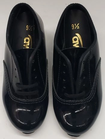 Cleveland -- Boy's Tap Oxford -- Black Patent Comfy Finish