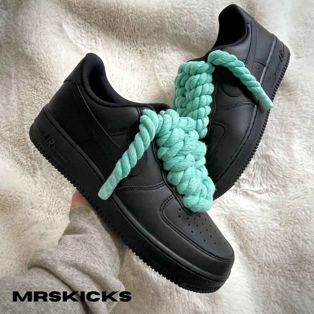 Fight Mode Core Flex Custom Teal Rope Airforce 1