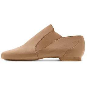 Light Run Lee -- Split Sole Jazz Slip-On -- Tan
