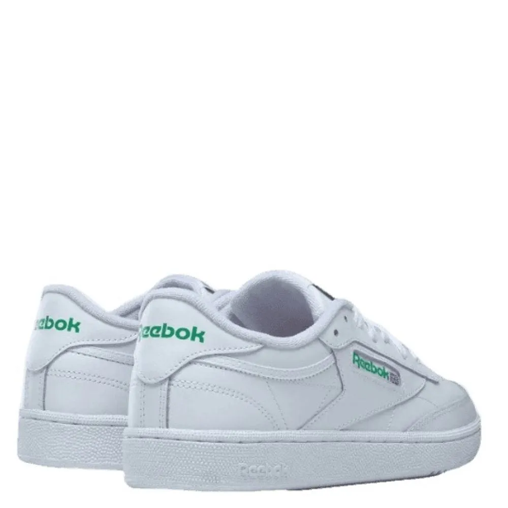 Winter Chill Reebok Women's Club C 85 in White/Glen Green