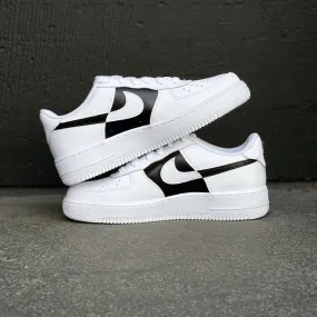 Kind Glow Zip Fast Nike Air Force 1 ??Half on Half" (Any Color)