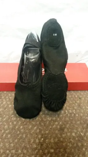 Sculpture 2 -- Stretch Canvas Split Sole Ballet -- Black Anti Odor Top Rated