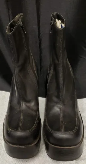 Derby Style 3" Thea -- Women's Platform Ankle Boot -- Black