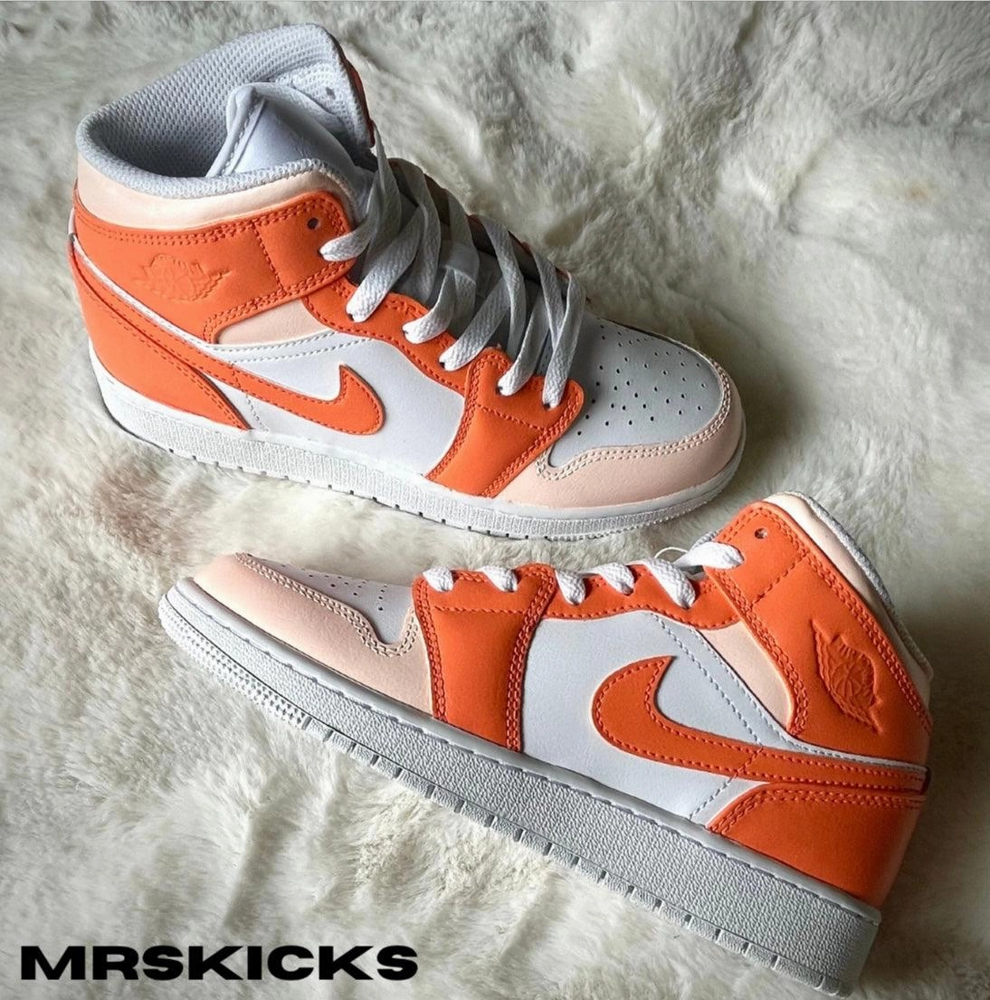 Cliff Edge Custom Pumpkin Latte Jordan 1