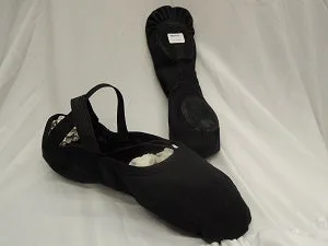 Mesh Cool Skin Soft Zenith Canvas -- Split Sole Ballet -- Black