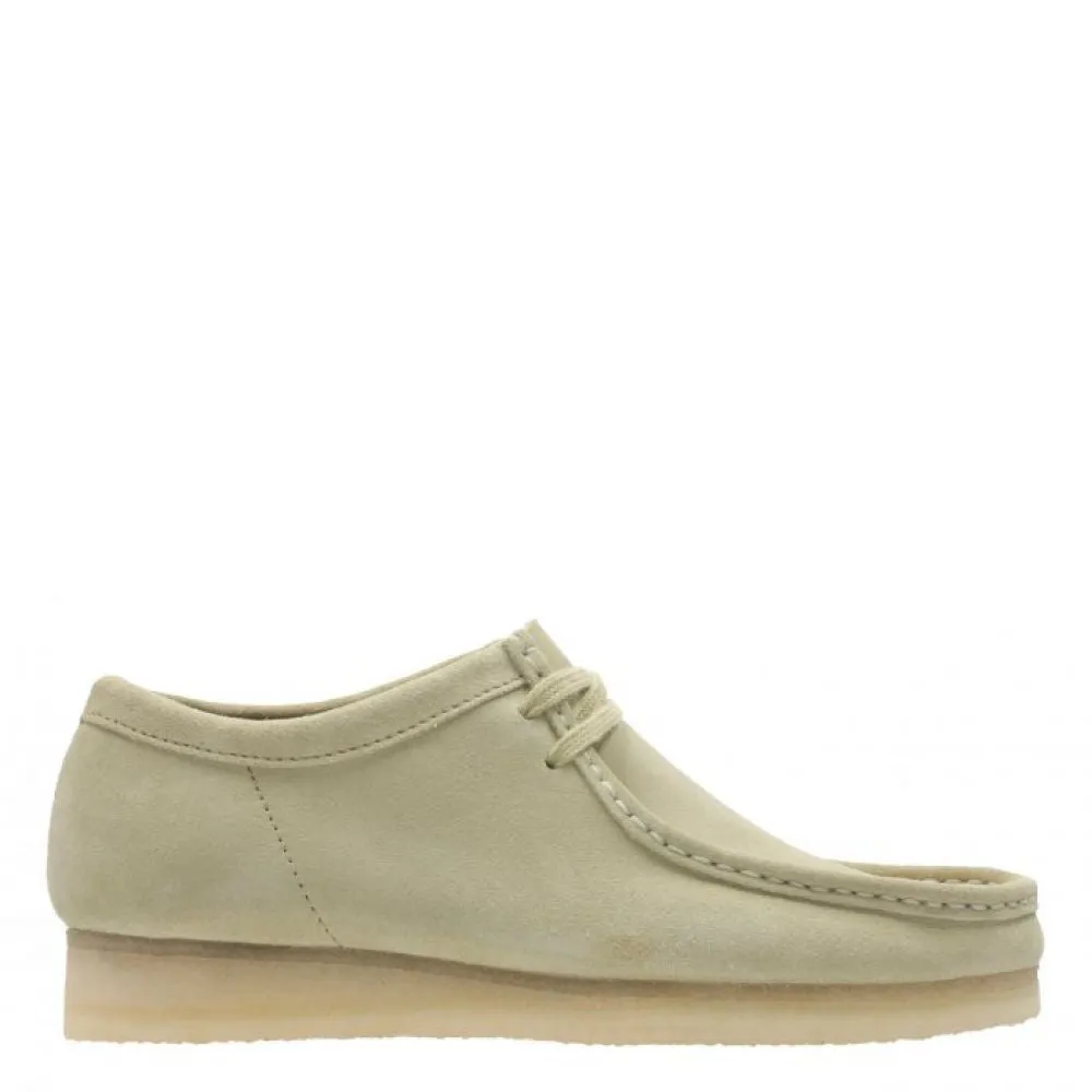 Clarks Men's Wallabee in Maple Suede Anti Slip Sole Factory Worker Heavy Duty