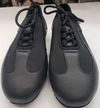 Reva -- Women's Practice Ballroom Oxford -- Black Sun Glow Canvas Cool