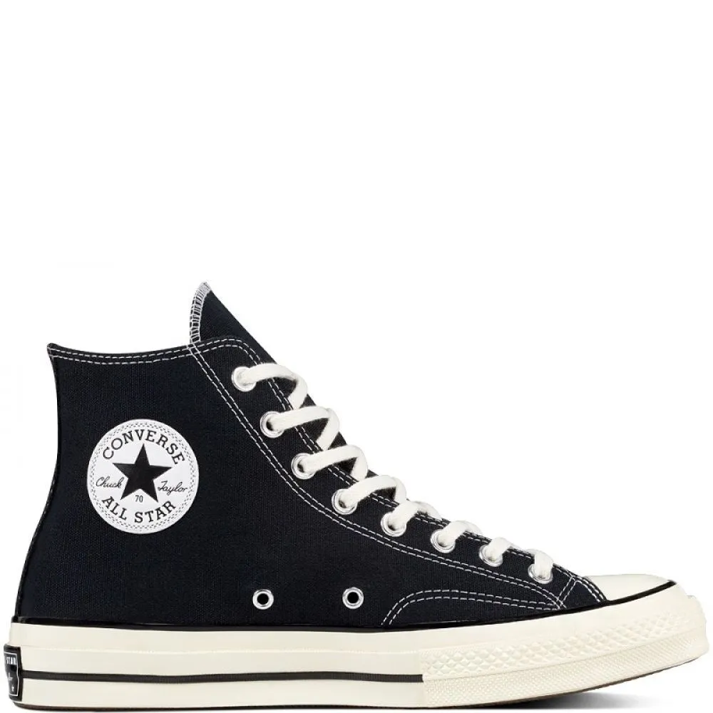 Converse Chuck 70 Hi in Black/Egret/White Thong Style Everyday Footwear Slip Guard