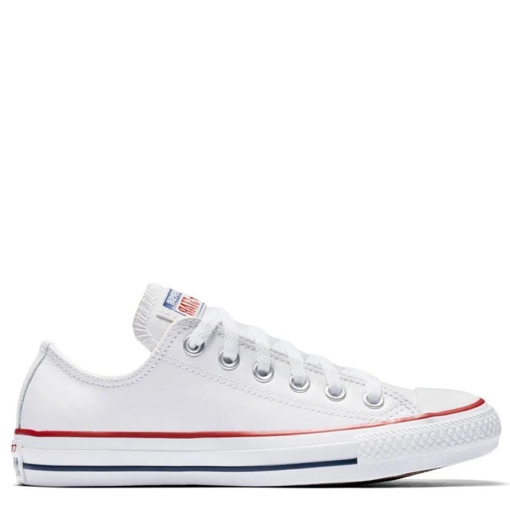 Converse Chuck Taylor All Star Leather Low Top in White quick dry Fashion Step Anti   Slip Outsole