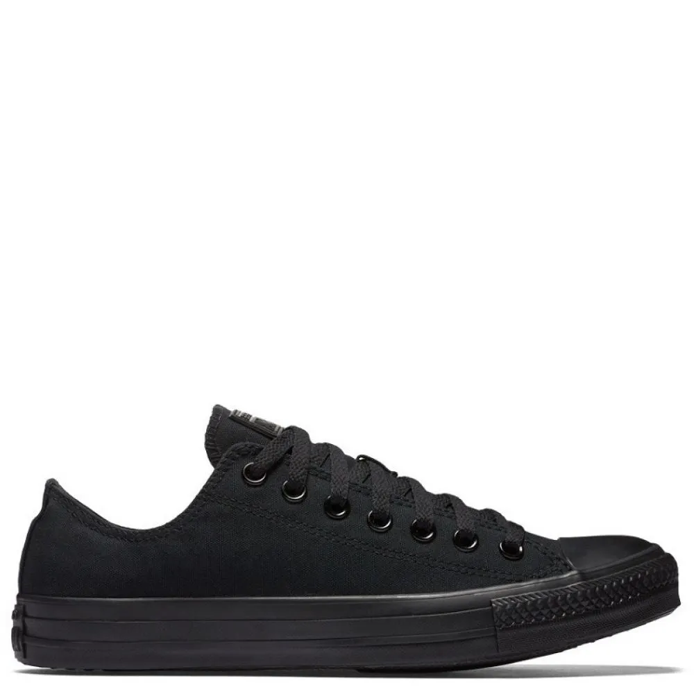 Converse Chuck Taylor All Star Low Top in Black Monochrome Timeless Heels Stay Casual