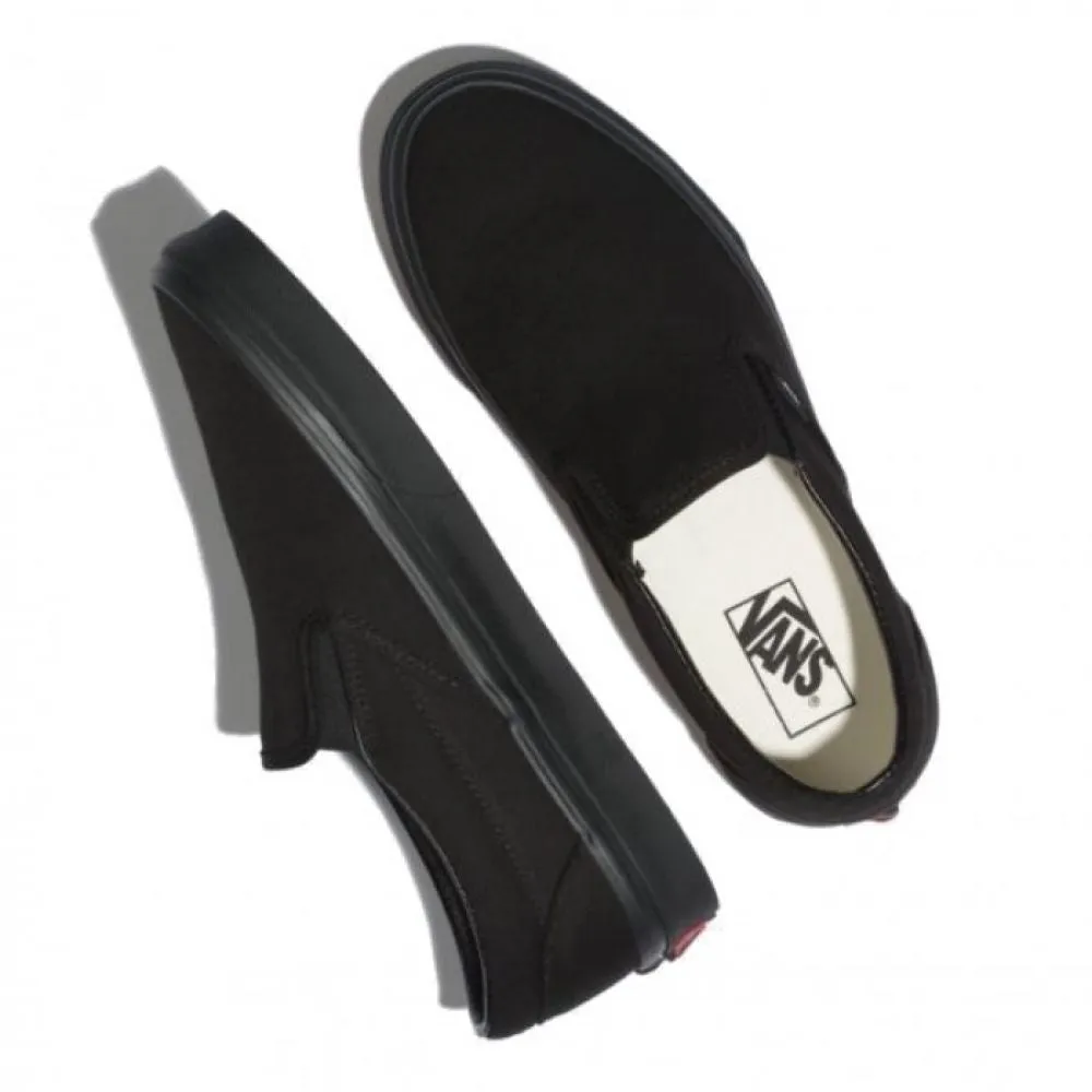 Vans Slip-On in Black/Black Queen Touch