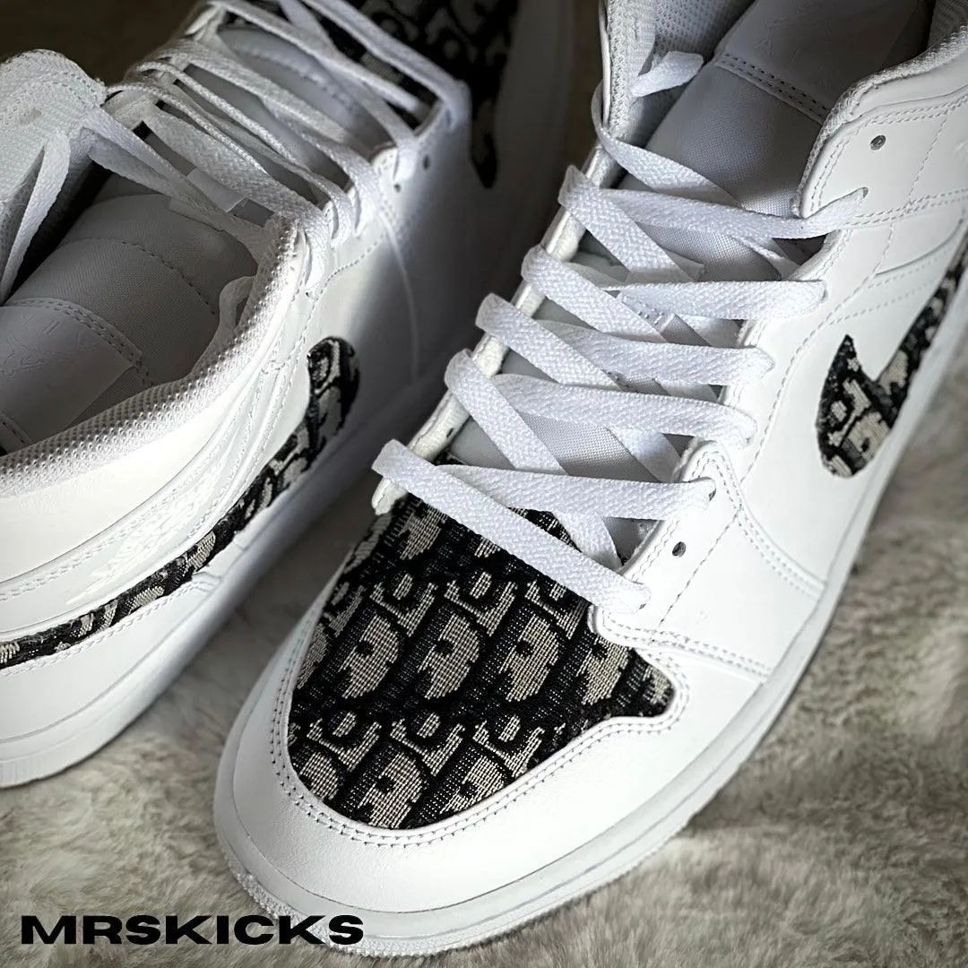 Korean Trend Custom Black CD Jordan 1