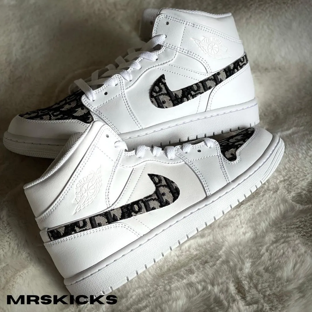 Office Cool Fitness Vibe Custom Black CD Jordan 1