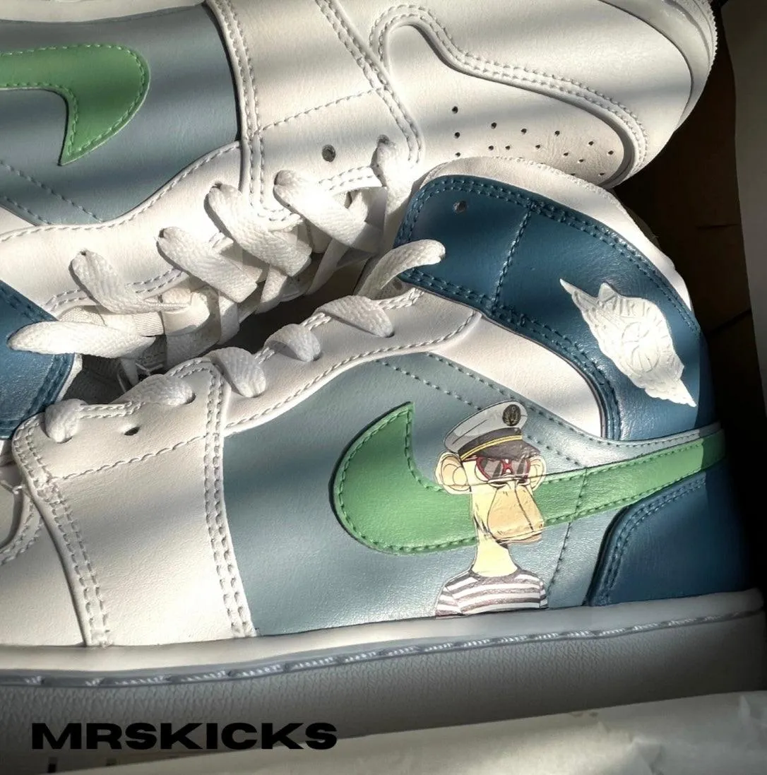 Supportive structure Custom Board Ape Jordan 1