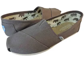 Chic Fit Toms women's Classic Grey Canvas Slip On