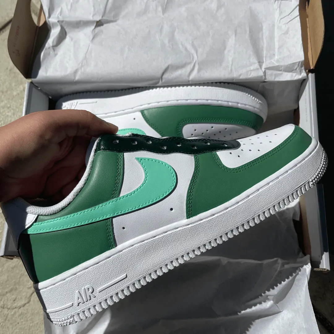 Custom Green Palm Airforce 1 Fairy Step