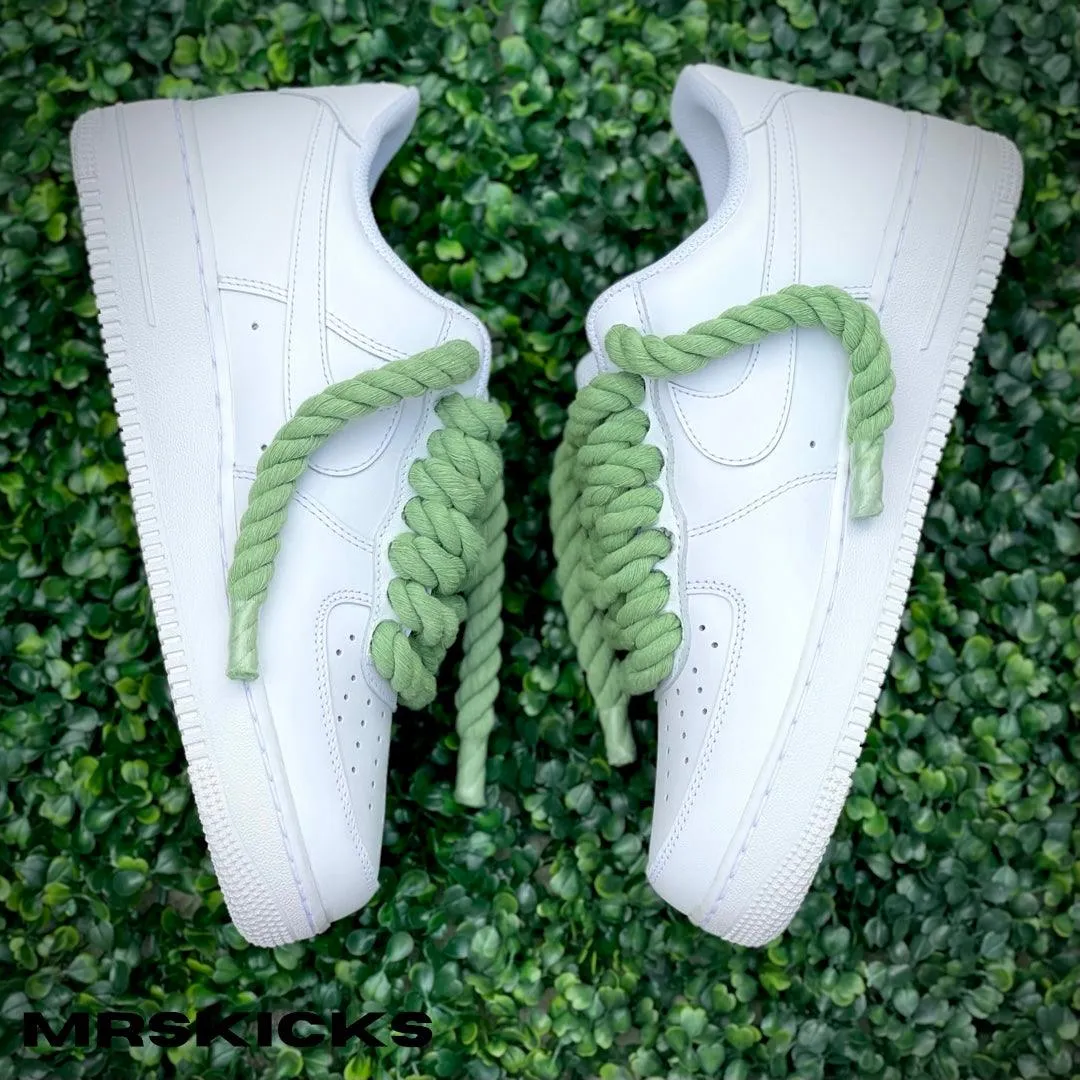 Custom Green Rope Airforce 1 Rock Path
