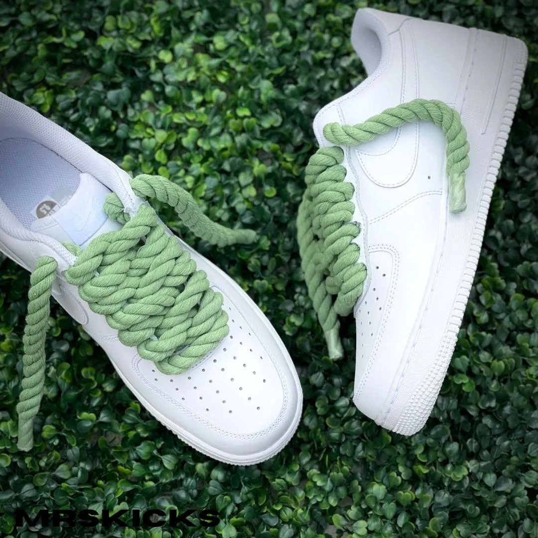 Custom Green Rope Airforce 1 Match Fit