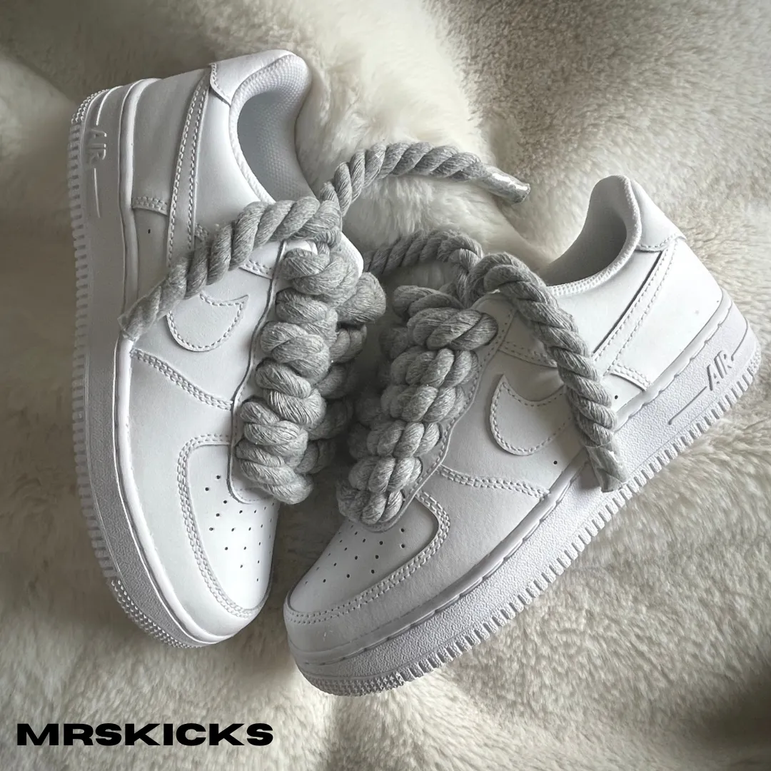 Custom Grey Rope Airforce 1 Autumn Tone