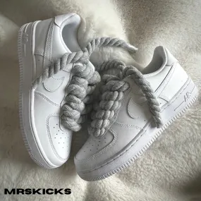 Custom Grey Rope Airforce 1 Autumn Tone