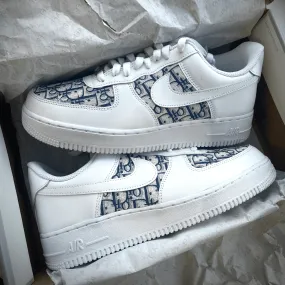 Custom Navy CD Airforce 1 Cliff Edge