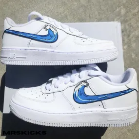 Resort Mood School Day Custom Ocean Wave Airforce 1