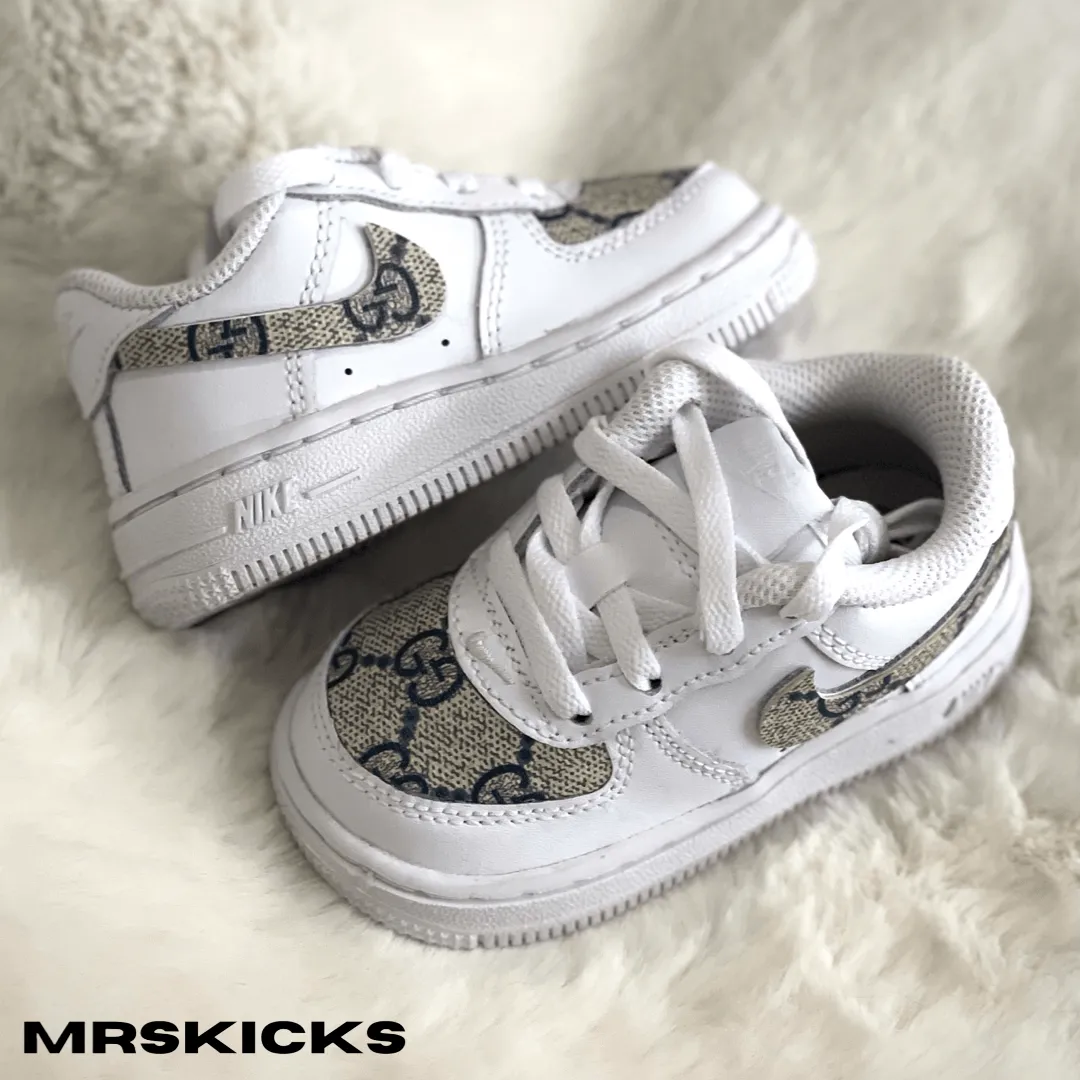 Custom Toddler GG Airforce 1 Mesh Cool Slip Resistant