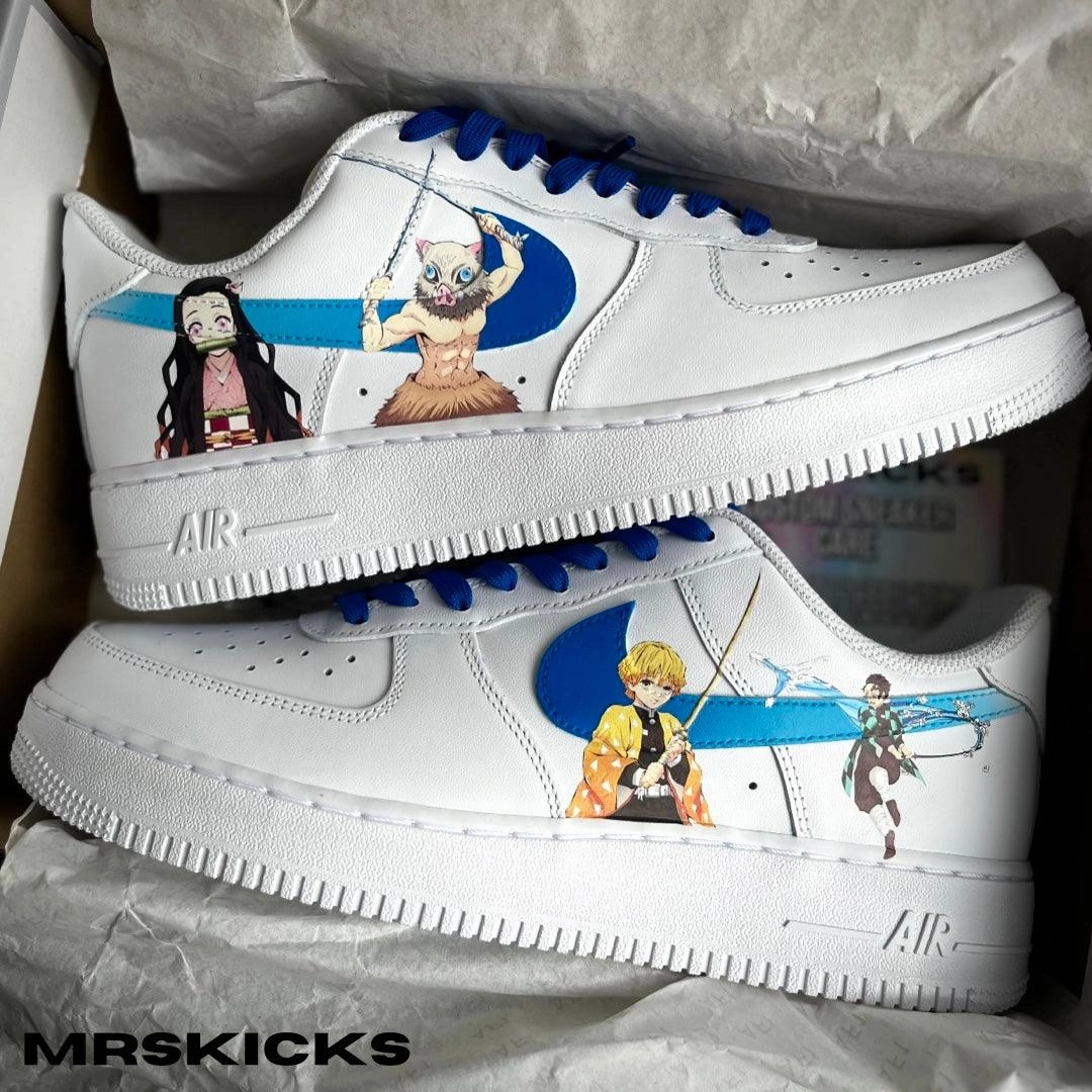 Custom Anime Airforce 1 Ventilation holes Cotton Base