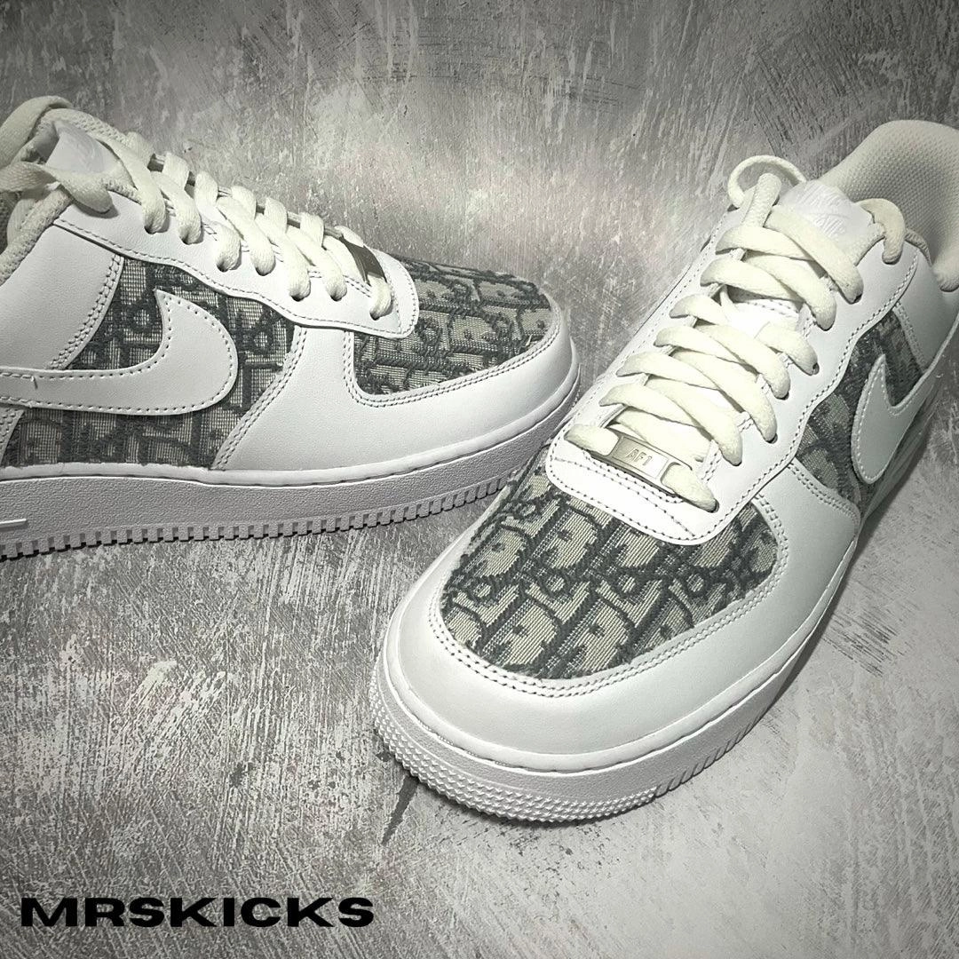 Custom Grey CD Airforce 1 Zip Up
