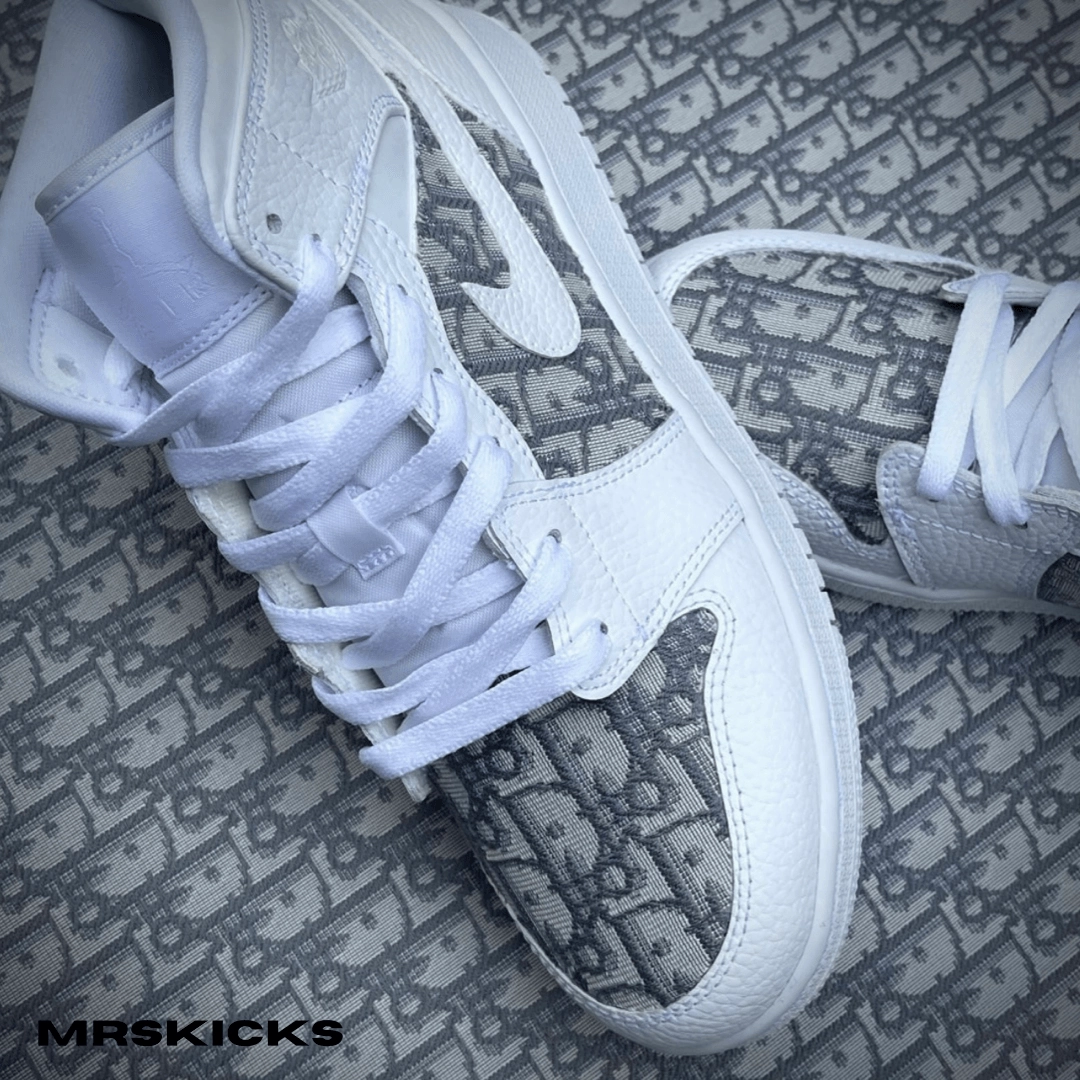 Custom Grey CD Jordan 1 Cool Tone Love Glow