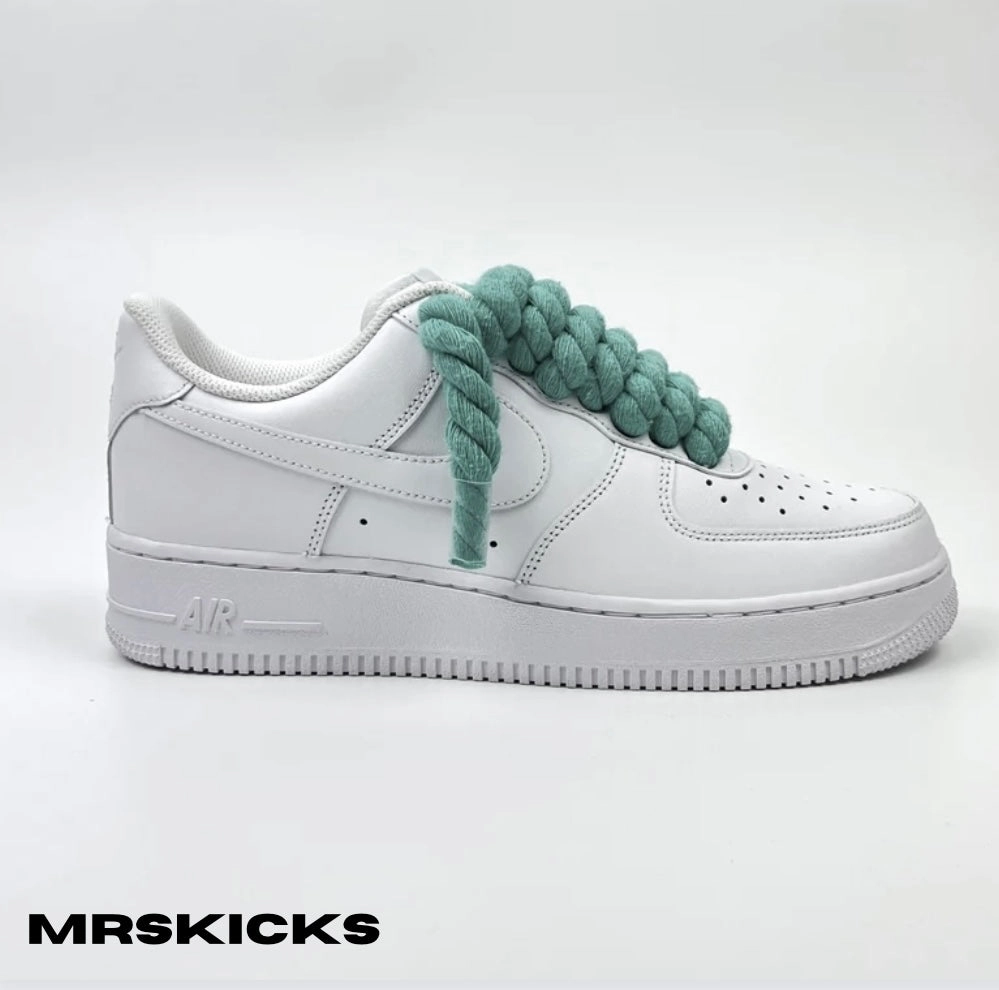 Dry Fast Vintage Love Custom Moss Blue Rope Airforce 1