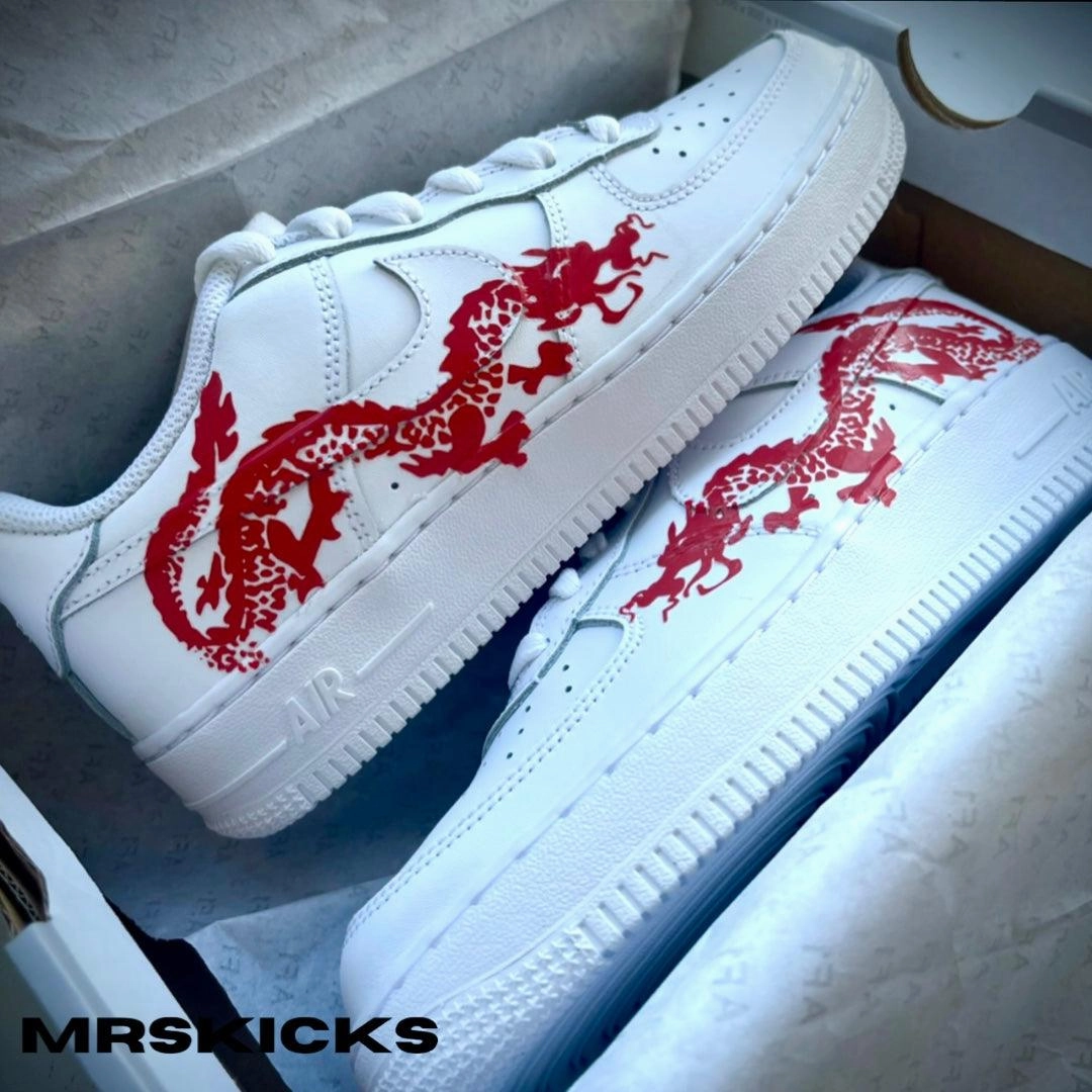 Custom Red Dragon Airforce 1 Garden Mood