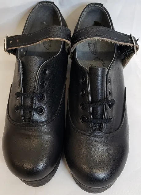 Breathable Upper Roisin -- Super Flexi Jig Shoe -- Black