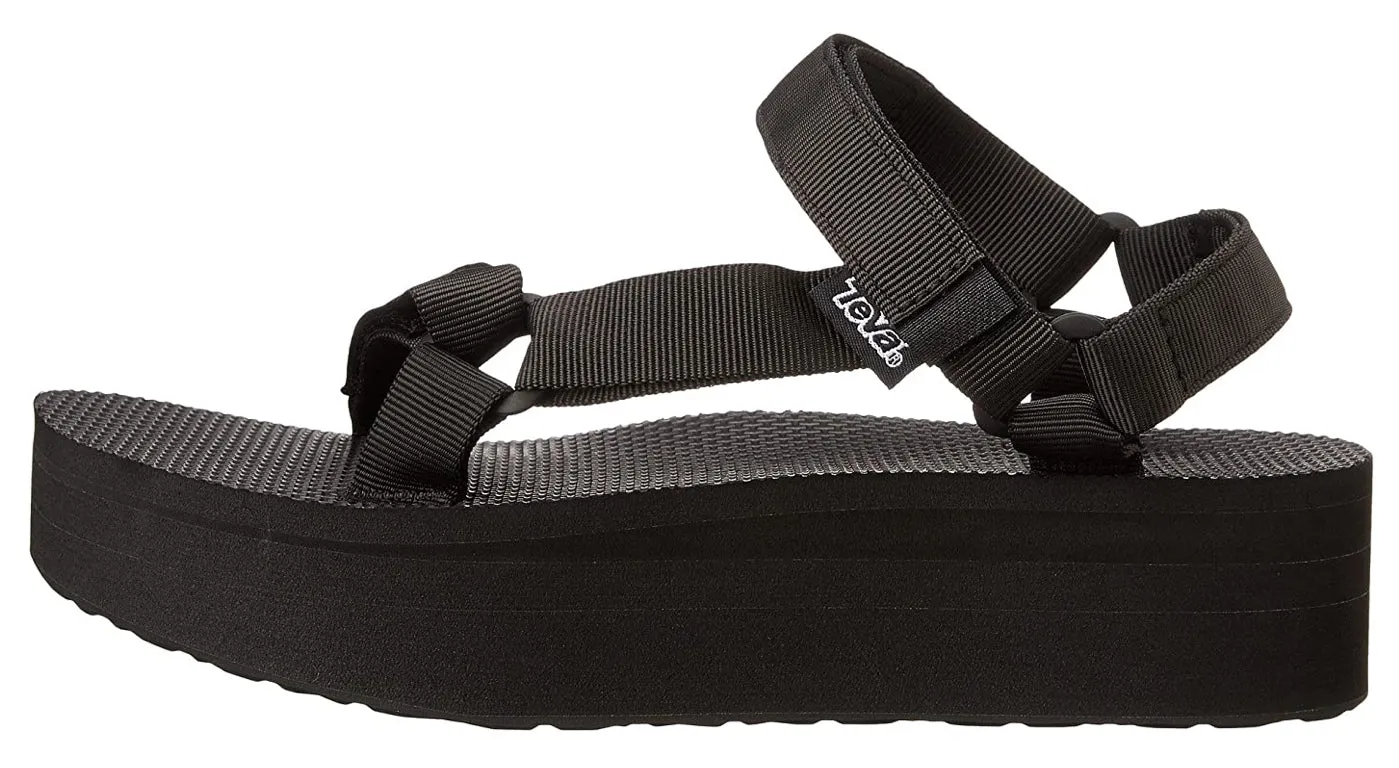 [Teva] Flatform Universal Sandal- Black Grip Hold Comfort Walk