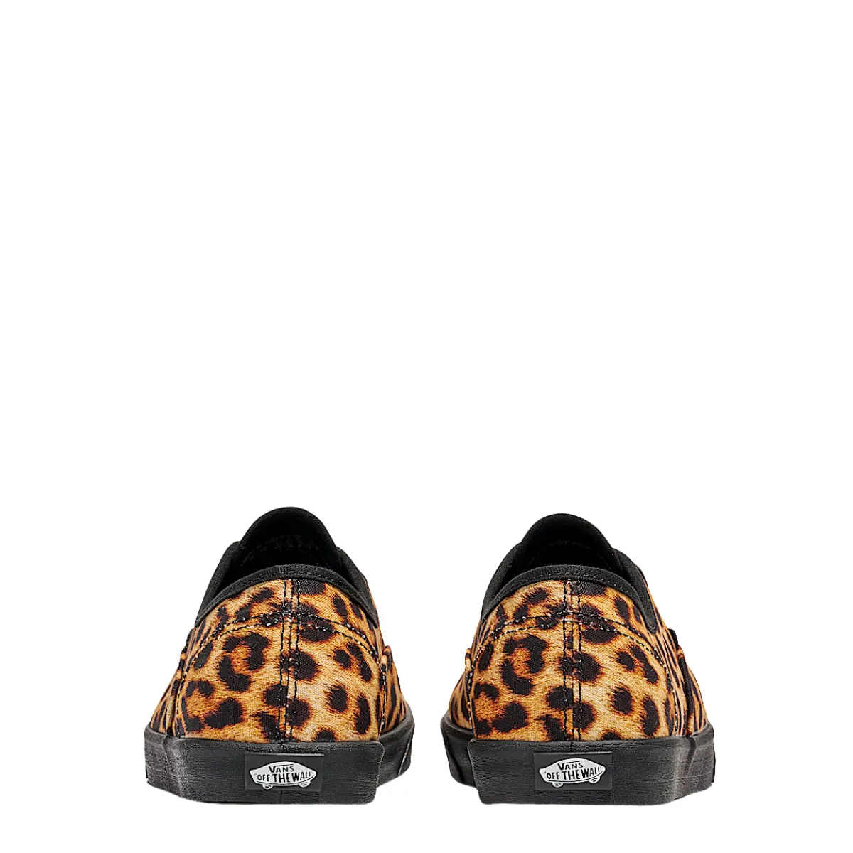 Vans Women's Authentic Lowpro Leopard in Brown/Black Bright Neon Rain Safe