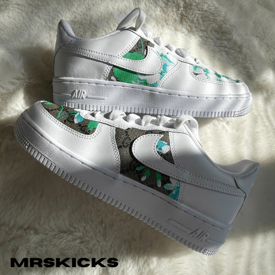 Custom Blue GG Blossom Airforce 1 Energy Walk