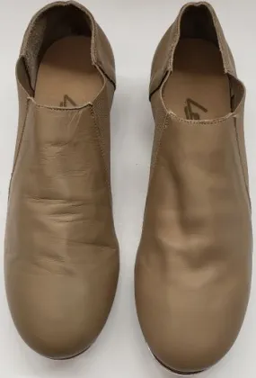 Dorla -- Unisex Tap Slip-On -- Tan Step Style Work Oxfords