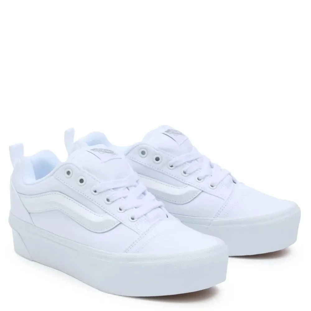 Vans Women's Knu Stack in True White Velvet Rich